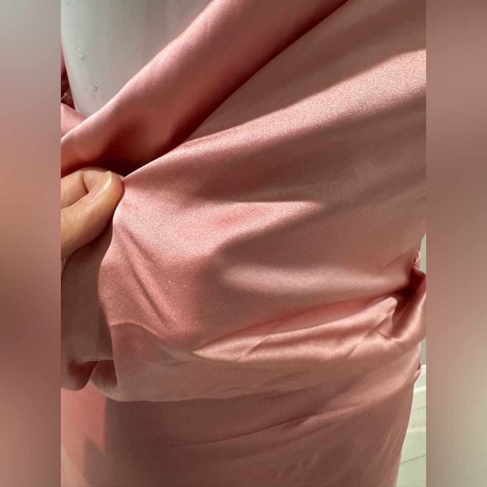 $695 STAUD PHARE SILK DRESS ROSE size 8 - Picture 15 of 15